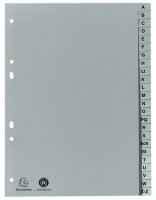 EXACOMPTA Kunststoff-Register, A-Z, DIN A5, 24-teilig