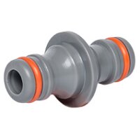 Bradas Schlauchverbinder WHITE LINE, 1 2", grau