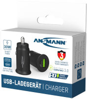 ANSMANN USB-KFZ-Ladegerät In-Car-Charger CC230PD, 2x...
