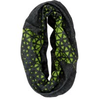 FISCHER Multifunktionstuch, Microfaser, anthrazit grün