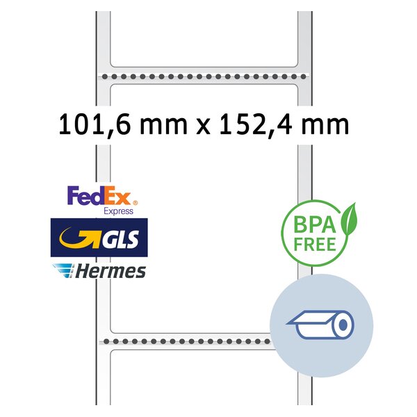 HERMA Etiquettes dexpédition thermiques, 103 x 199 mm