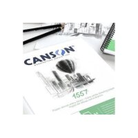 CANSON Skizzenpapier A3 31412A005 180g, weiss 30 Blatt