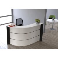 kerkmann Comptoir arrondi BARI Compact, (L)1.750 x (P)950 mm