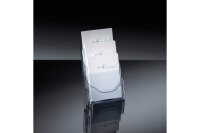 SIGEL Tischprospekthalter Acryl 3xA5 LH132 transparent...