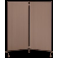 PAPERFLOW Mobiles Trennwandsystem, 2er Set, Farbe: alu-grau