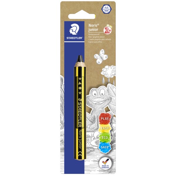 STAEDTLER Crayon graphite Noris junior, degré de dureté: 2B