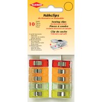 KLEIBER Stoffklammern, farbig sortiert