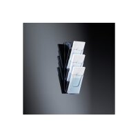 SIGEL Wand-Prospekthalter 3xDIN LH137 120x375x115mm acryl