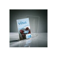 SIGEL Tisch-Display A4 TA230 transparent