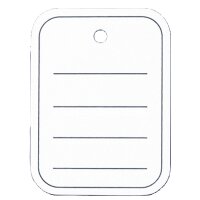 sigel Stückwarenanhänger, 40 x 50 mm, gelocht,...