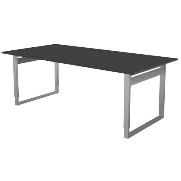 kerkmann Table de conférence Form 5, (L)2.000 mm, gris clair