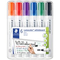 STAEDTLER Lumocolor Whiteboard-Marker 351, 6er Etui