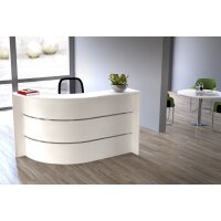 kerkmann Comptoir arrondi BARI Compact, (L)1.750 x (P)950 mm