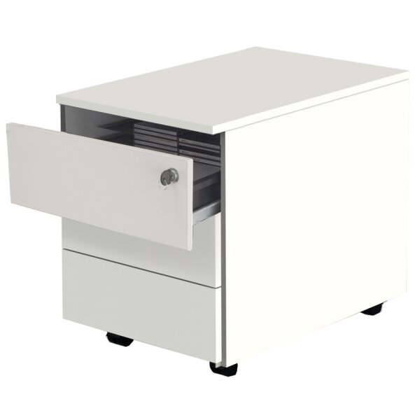 kerkmann Table annexe Atlantis 3, blanc/graphite