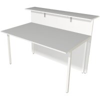 kerkmann Table annexe Atlantis 3, blanc/graphite