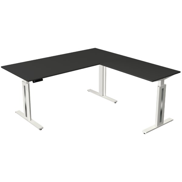 kerkmann Table de bureau assis-debout Move 3 fresh, gris