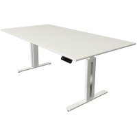 kerkmann Table de bureau assis-debout Move 3 fresh, graphite