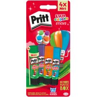 Pritt Klebestift Fun Colors, 4er Blisterkarte