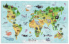 HERMA Sous-main Carte du monde, (L)550 x (H)350 mm