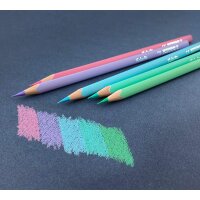 Kores Crayon de couleur Kolores Pastel, étui carton de 24