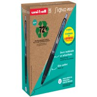 uni-ball Gel-Tintenroller SIGNO 207E, VALUE PACK, schwarz