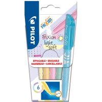 PILOT Textmarker FRIXION light soft, 6er Etui