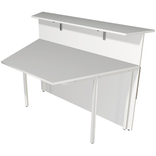 kerkmann Table annexe Atlantis 3, blanc/graphite