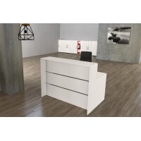 kerkmann Comptoir linéaire BARI Compact, blanc
