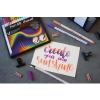 STABILO Pinselstift Pen 68 brush ARTY, 12er Kartonetui