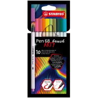STABILO Pinselstift Pen 68 brush ARTY, 12er Kartonetui