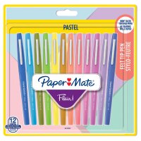 Paper:Mate Faserschreiber Flair PASTELL, 6er Blister