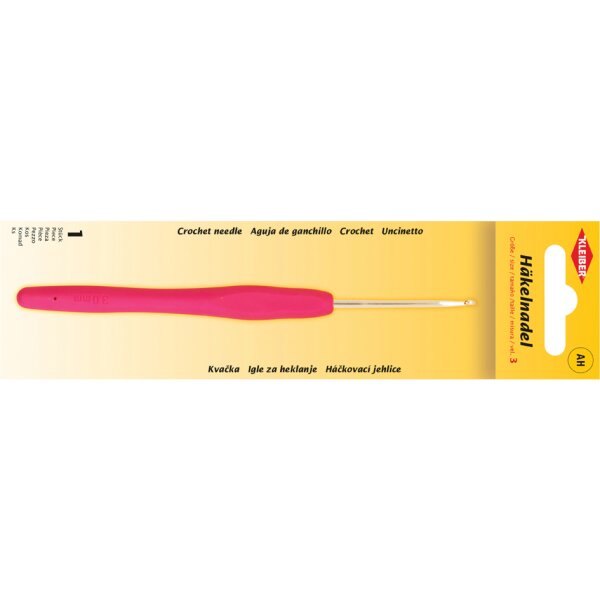 KLEIBER Crochet, taille 3,5, manche plastique, jaune