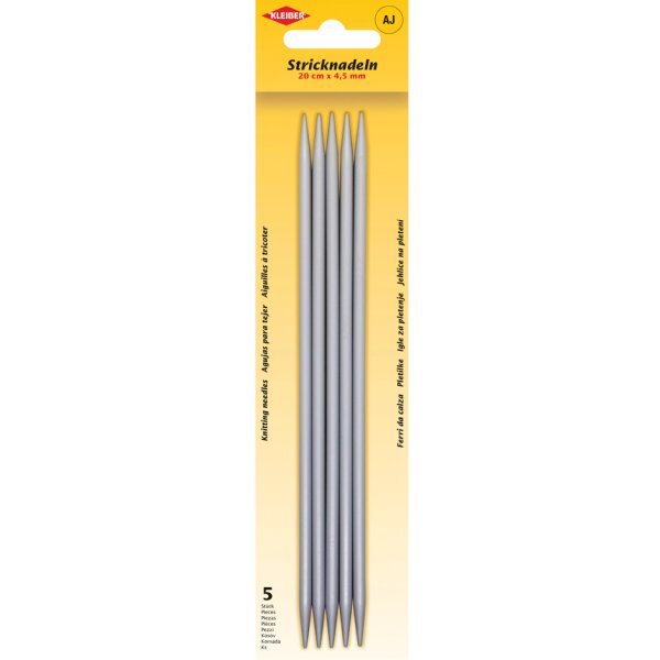 KLEIBER Set daiguilles à tricoter, 200 mm x 3,5 mm