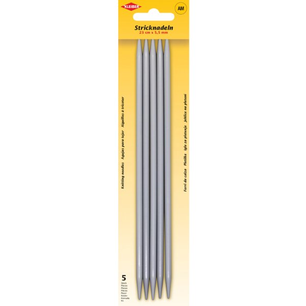 KLEIBER Stricknadel-Set Strumpfspiele, 200 mm x 3,0 mm
