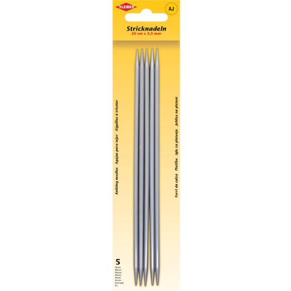KLEIBER Stricknadel-Set Strumpfspiele, 200 mm x 3,0 mm