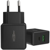 ANSMANN USB-Steckdosenadapter Home Charger HC218PD, 2x USB