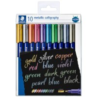STAEDTLER Marqueur permanent metallic calligraphy,...