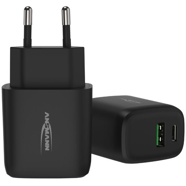 ANSMANN USB-Steckdosenadapter Home Charger HC218PD, 2x USB
