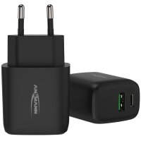 ANSMANN USB-Steckdosenadapter Home Charger HC218PD, 2x USB
