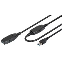 DIGITUS Aktives USB 3.0 Verlängerungskabel, 15,0 m