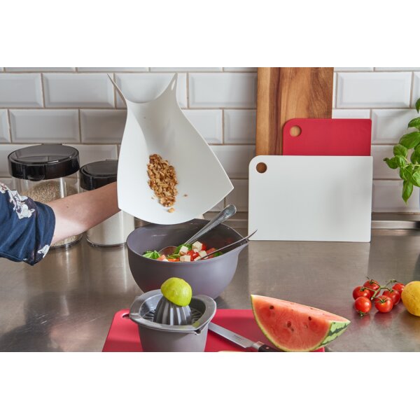 Plast team Planche à découper Slim-Line, blanc