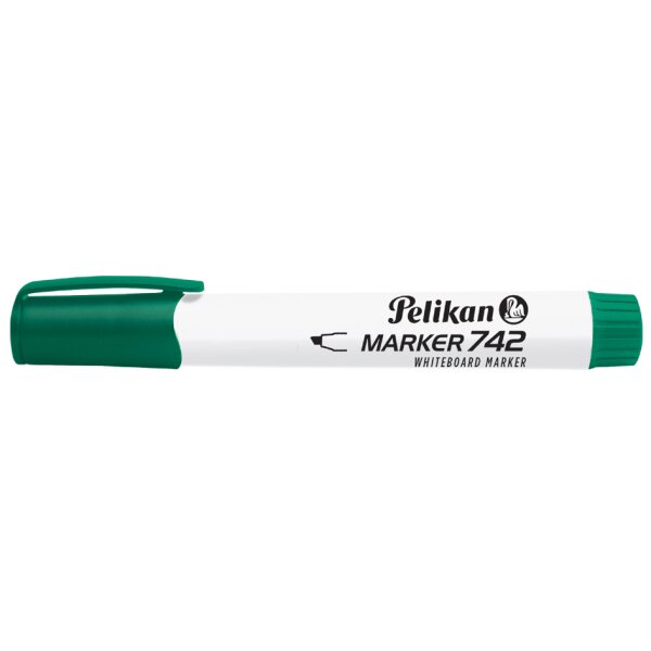 Pelikan Whiteboard-Marker 742, Keilspitze, grün