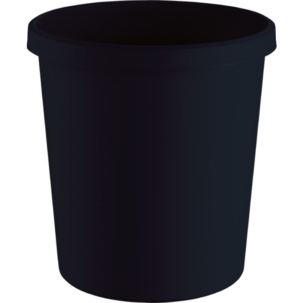 helit Corbeille à papier the green german, 18 L, noir