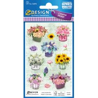 ZDesign CREATIVE Sticker déco florale