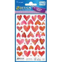 AVERY Zweckform ZDesign Sticker CREATIVE coeurs
