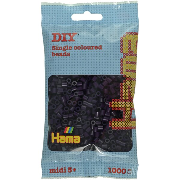 Hama Perles à repasser midi, sachet, lilas pastel