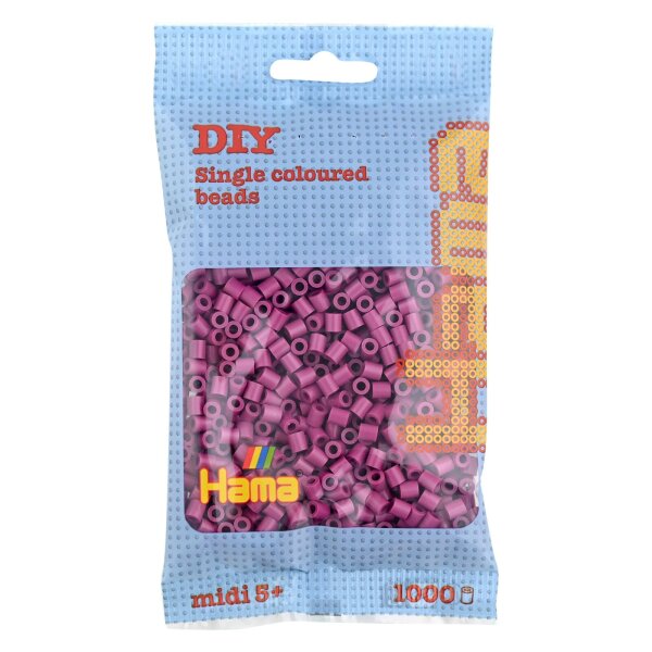 Hama Perles à repasser midi, sachet, rose pastel