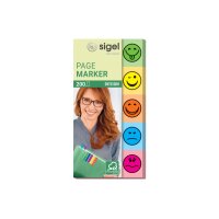 SIGEL Haftnotizen Design 20x50mm HN502 5 Motive 5 x 40...