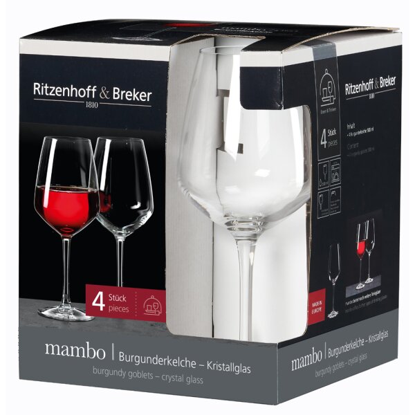Ritzenhoff & Breker Verre à vin rouge MAMBO, 0,4 l