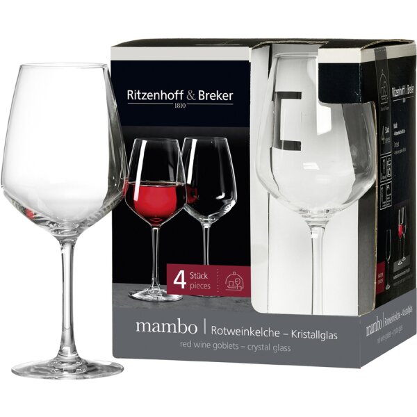 Ritzenhoff & Breker Verre à vin rouge MAMBO, 0,4 l